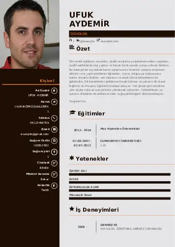 Sosyolog Cv Örnekleri cv indir